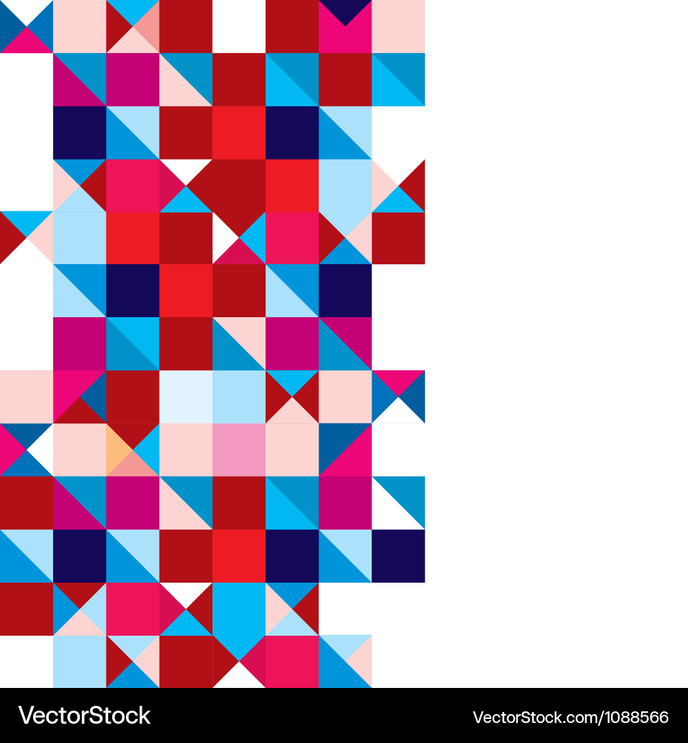 Geometric Triangle Pattern vector image