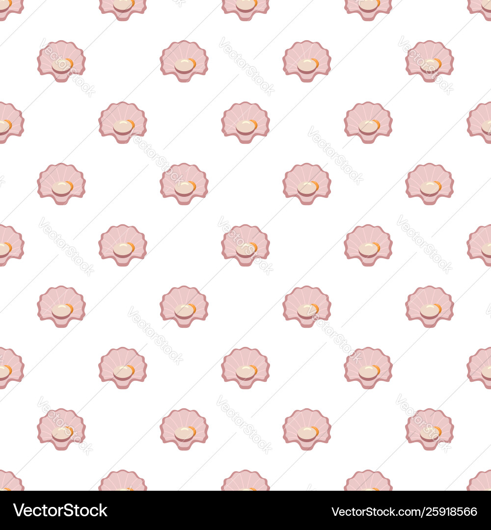 Shell pattern seamless Vector Image