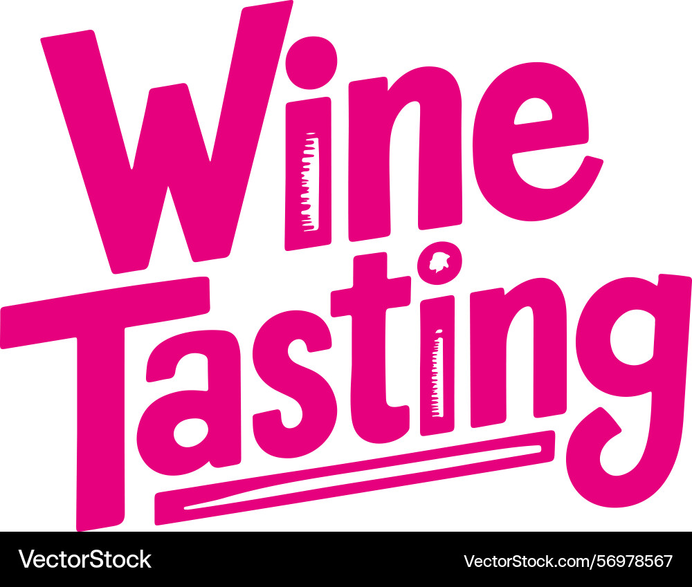 Wine tasting event invitation design Vector Image