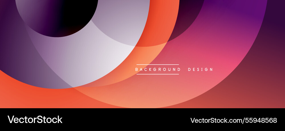 Background design with overlapping circular Background design with overlapping circular vector image