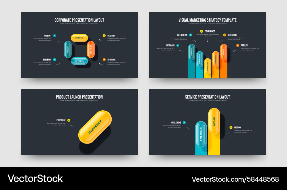 Presentation Diagram - Data Analysis Vector Image