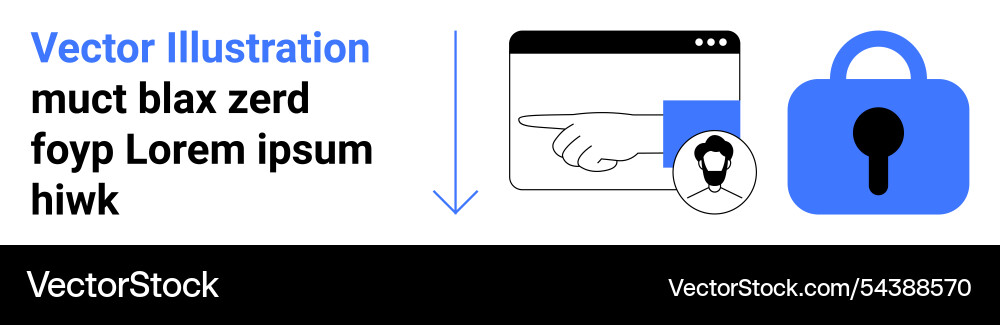 Data transfer security human authentication Data transfer security human authentication vector image