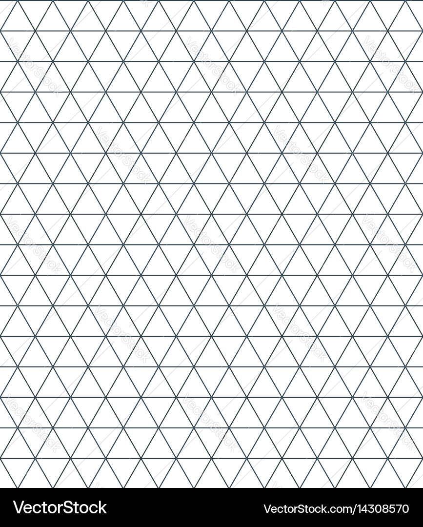 Triangular Monochrome Pattern vector image
