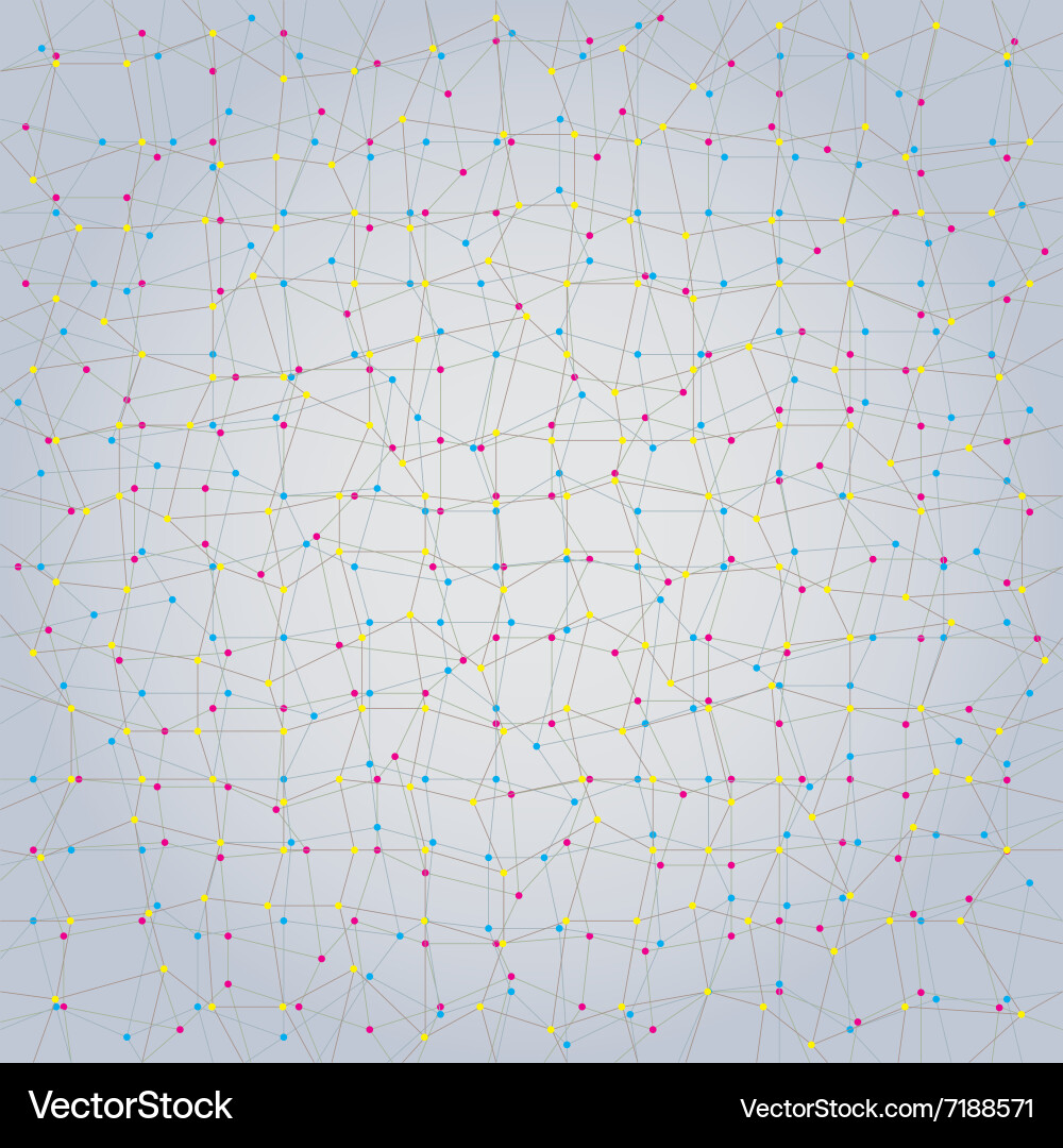 Abstract background geometry lines and points Vector Image