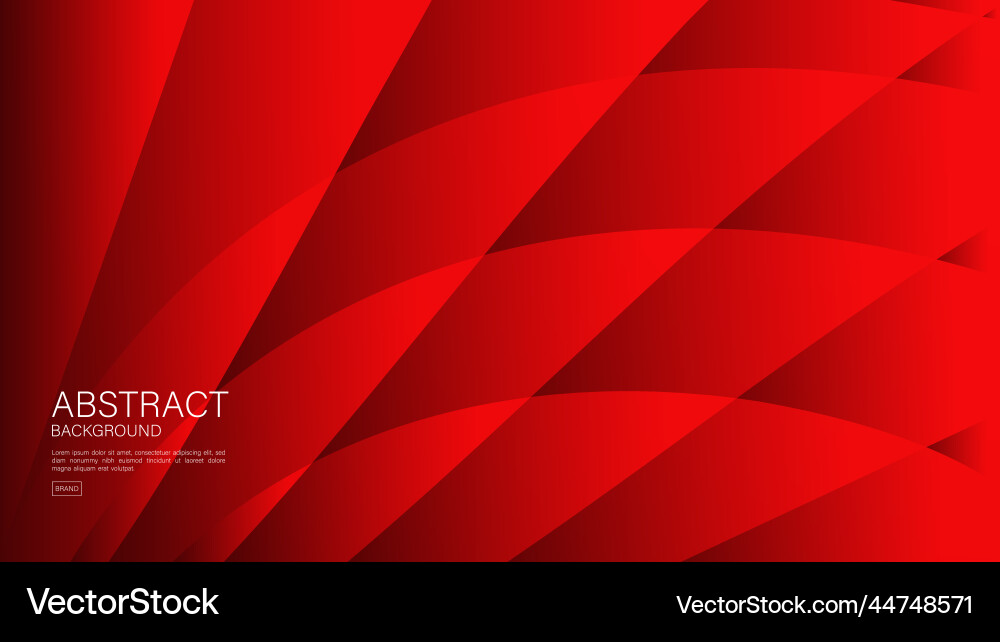 Dynamic Red Wave Background Vector Image