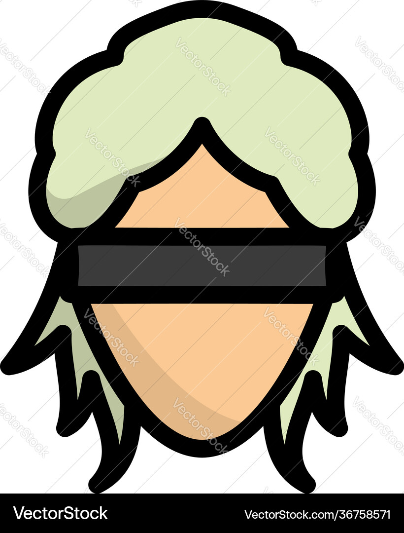 Femida head icon Royalty Free Vector Image - VectorStock