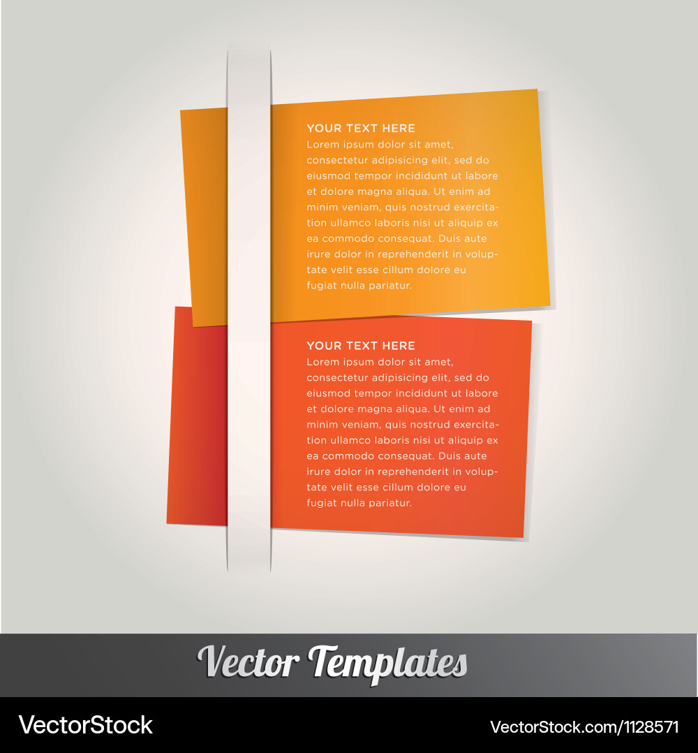 Speech templates for text vector image