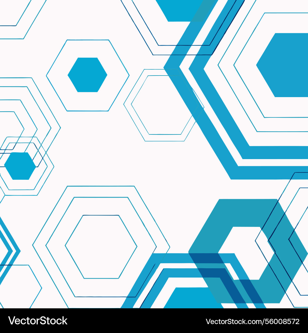 Abstract geometric background with overlapping vector image