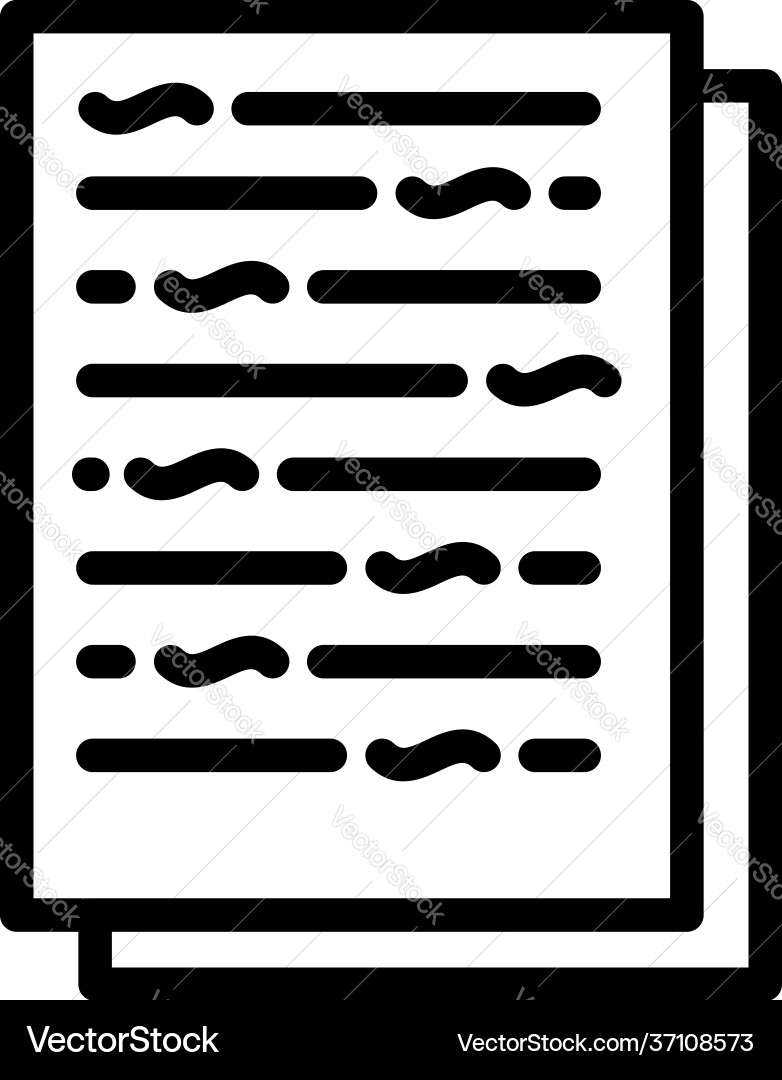 Cipher code icon outline style Vector Image