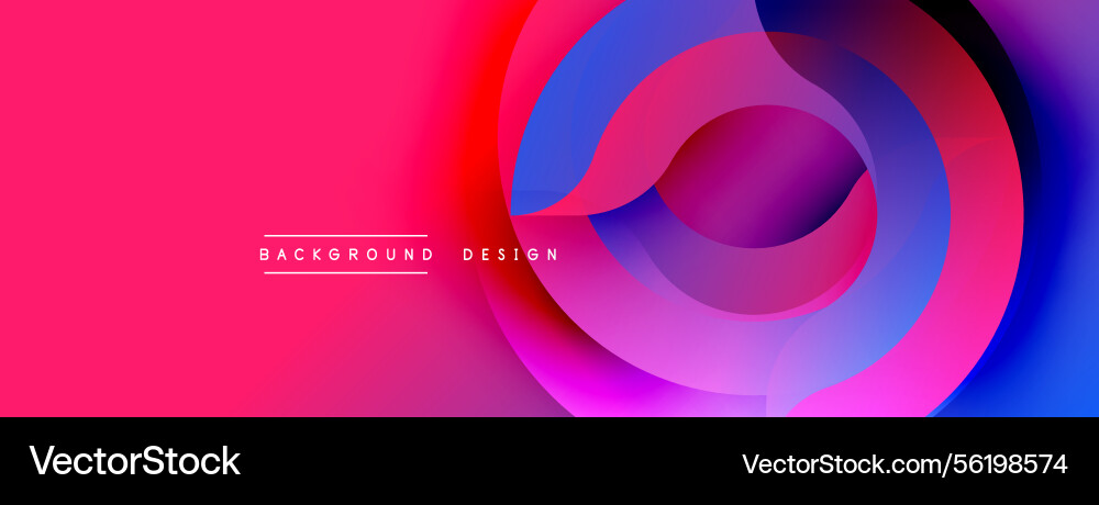Abstract vibrant layers create dynamic Abstract vibrant layers create dynamic vector image