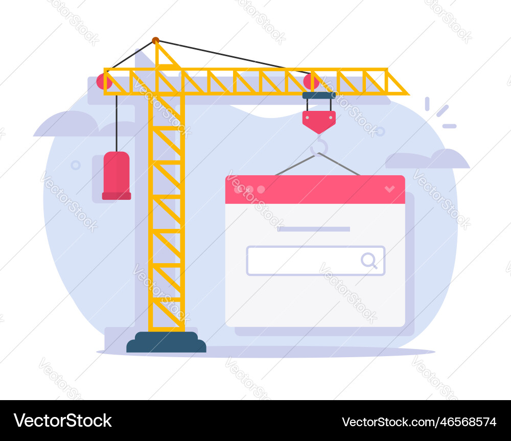 Building web site new or website development Vector Image