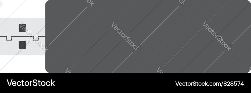 Flash Memory Stick Vector Image