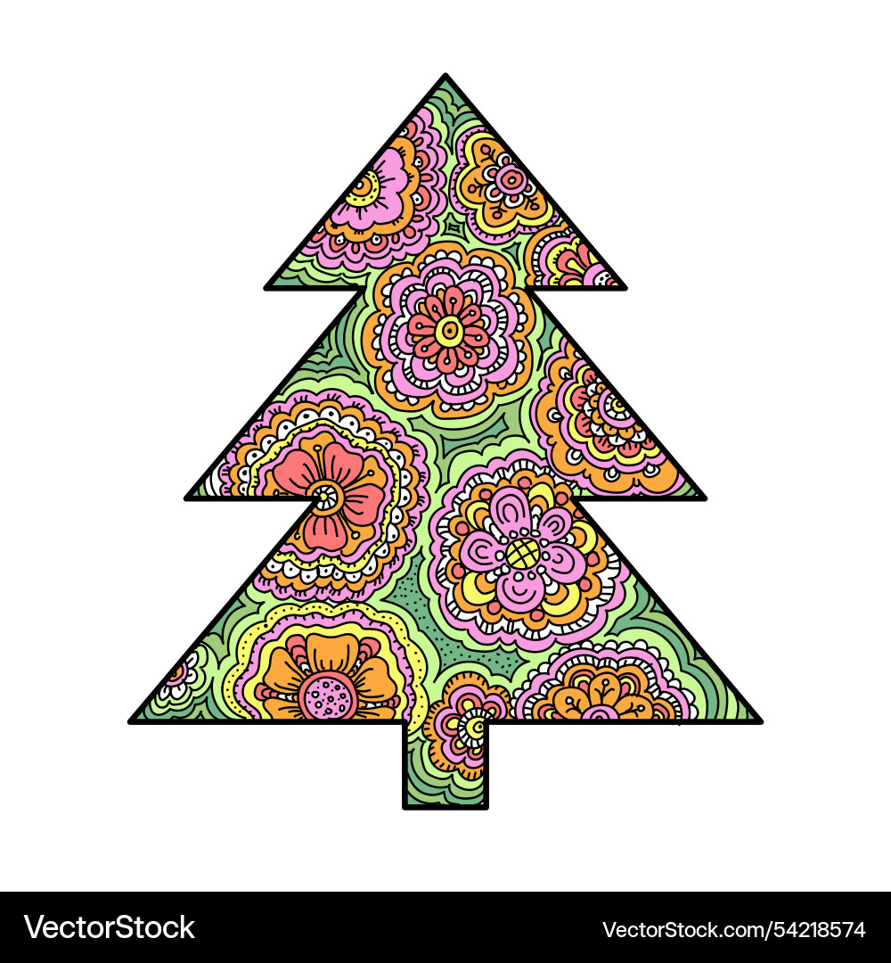 Malte Weihnachten Baum Form verschränken neues Jahr Malte Weihnachten Baum Form verschränken neues Jahr vektorbild
