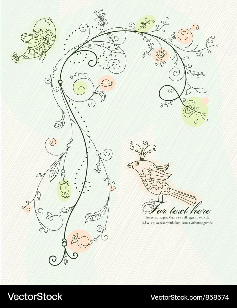 Spring background Vector Image