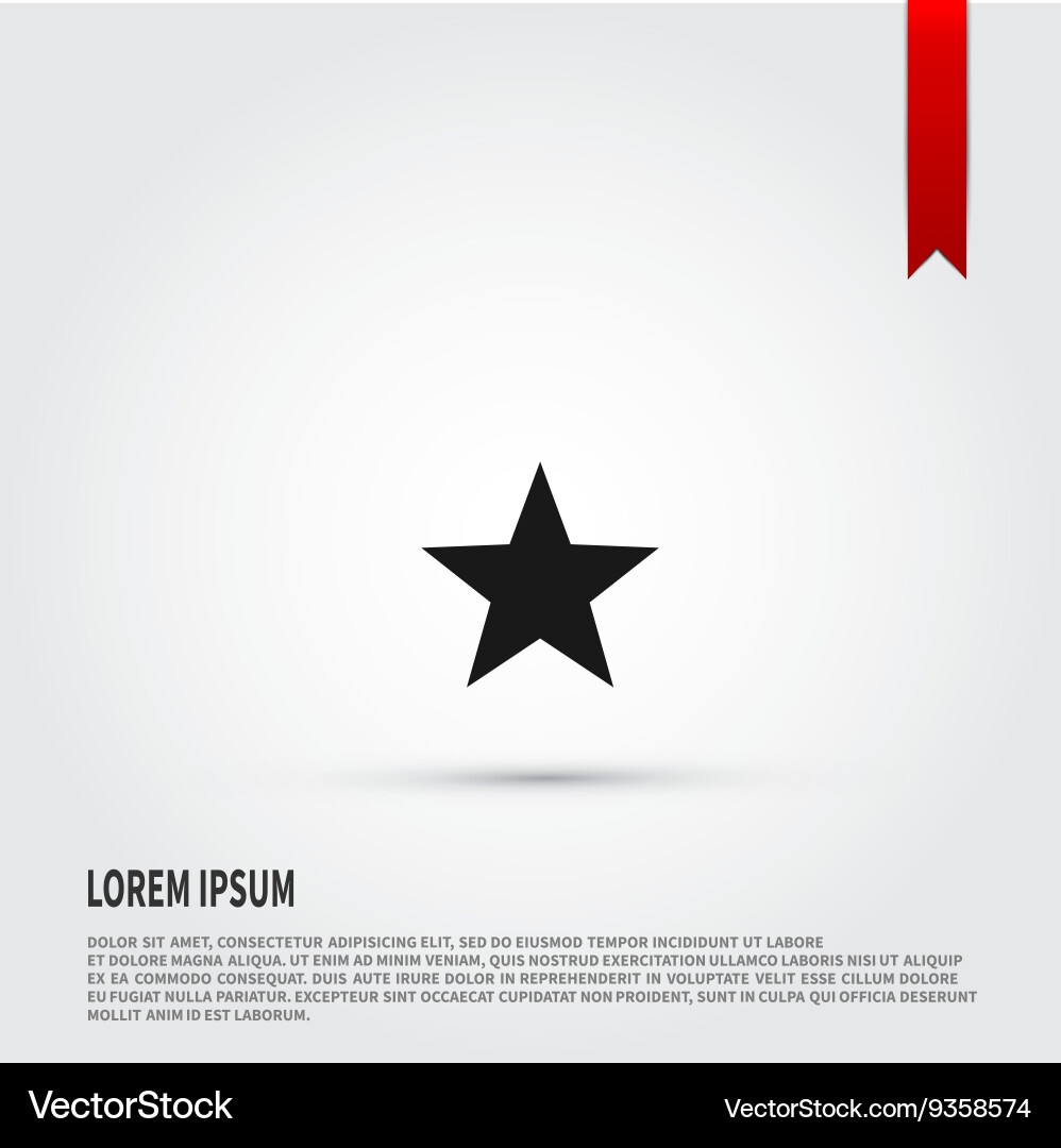 Star icon Royalty Free Vector Image - VectorStock