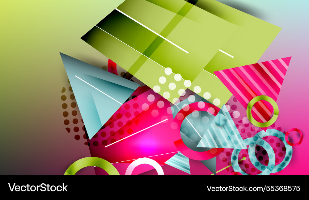Abstract background geometric design Vector Image