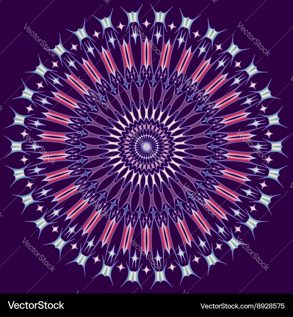 Abstract circular pattern Vector Image