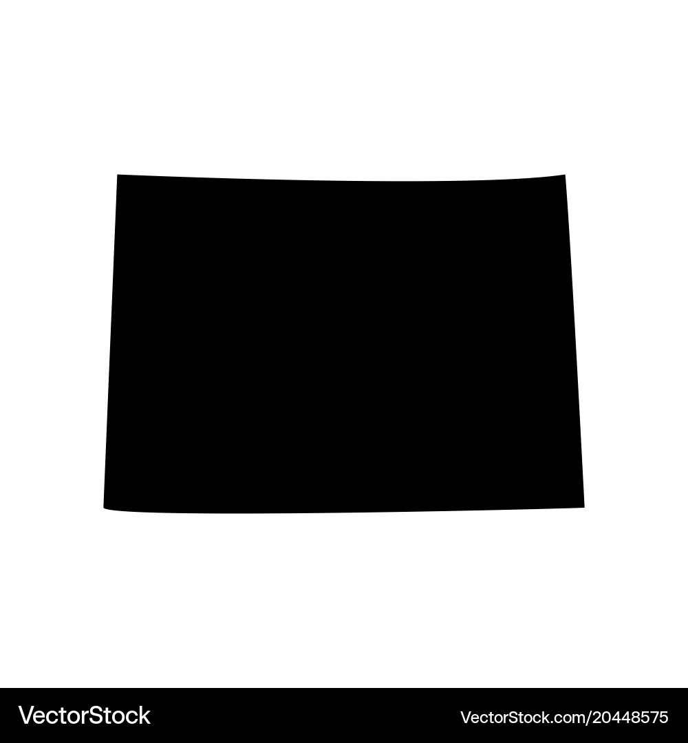 Colorado State Map Vector Image