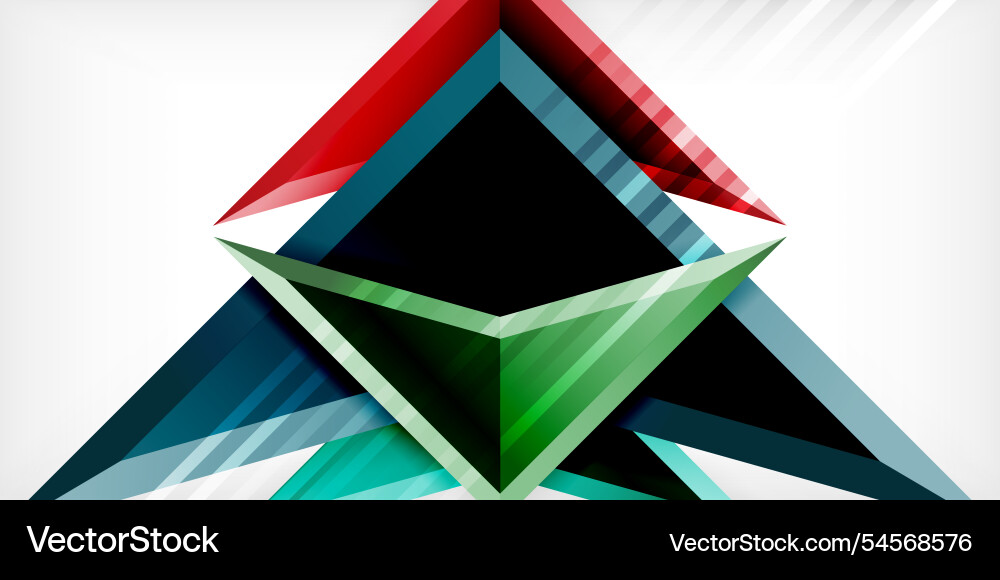 Abstract background color triangles and arrows Abstract background color triangles and arrows vector image