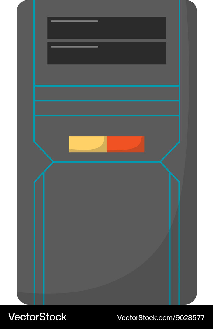 Desktop computer Desktop computer Vector Image