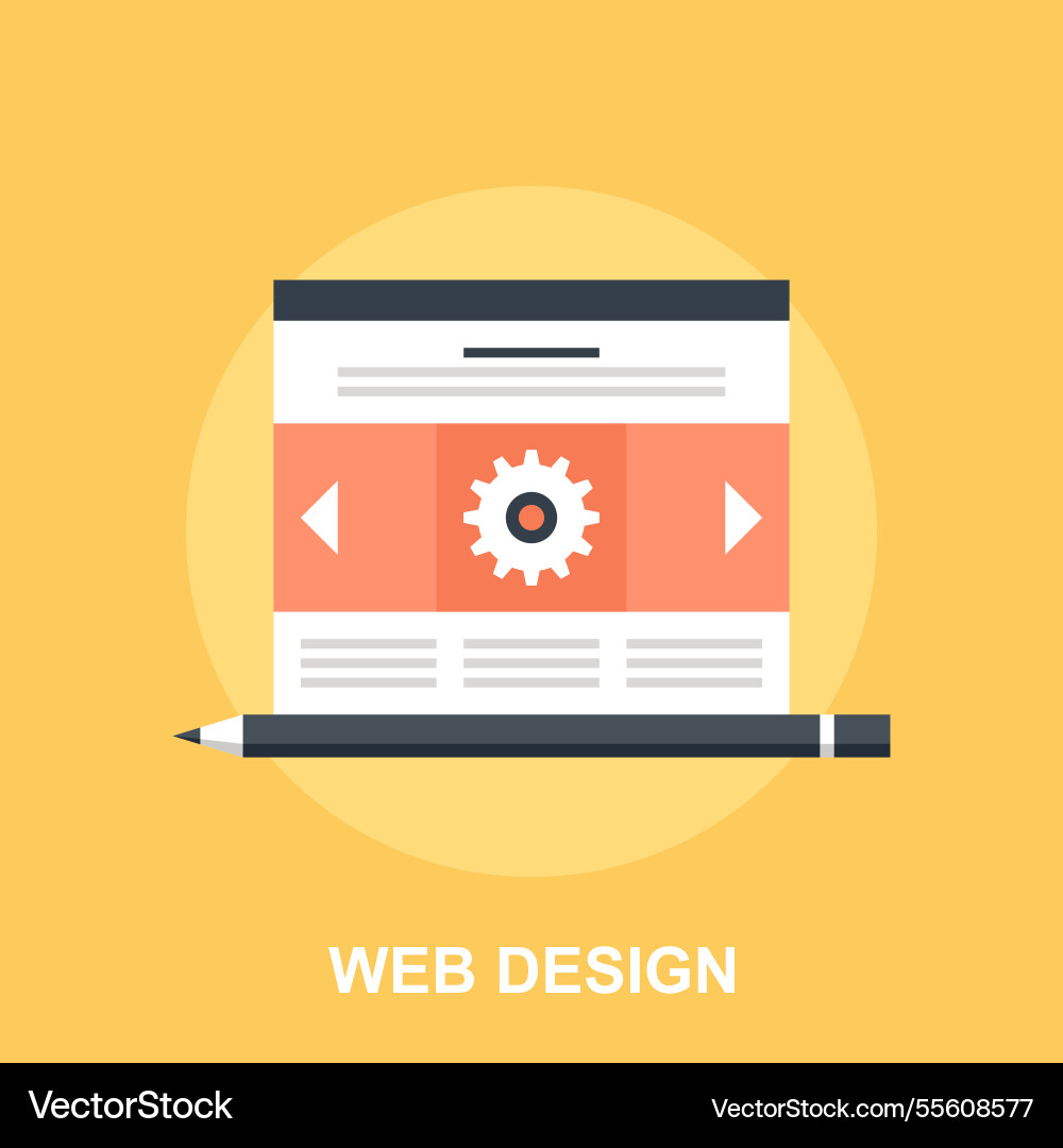 Web design concept Web design concept vector image