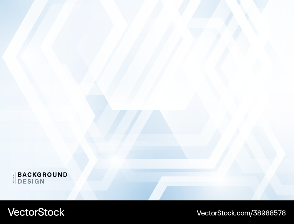 Abstrakte weiße hexagons geometrische Formen auf Licht Abstrakte weiße hexagons geometrische Formen auf Licht vektorbild