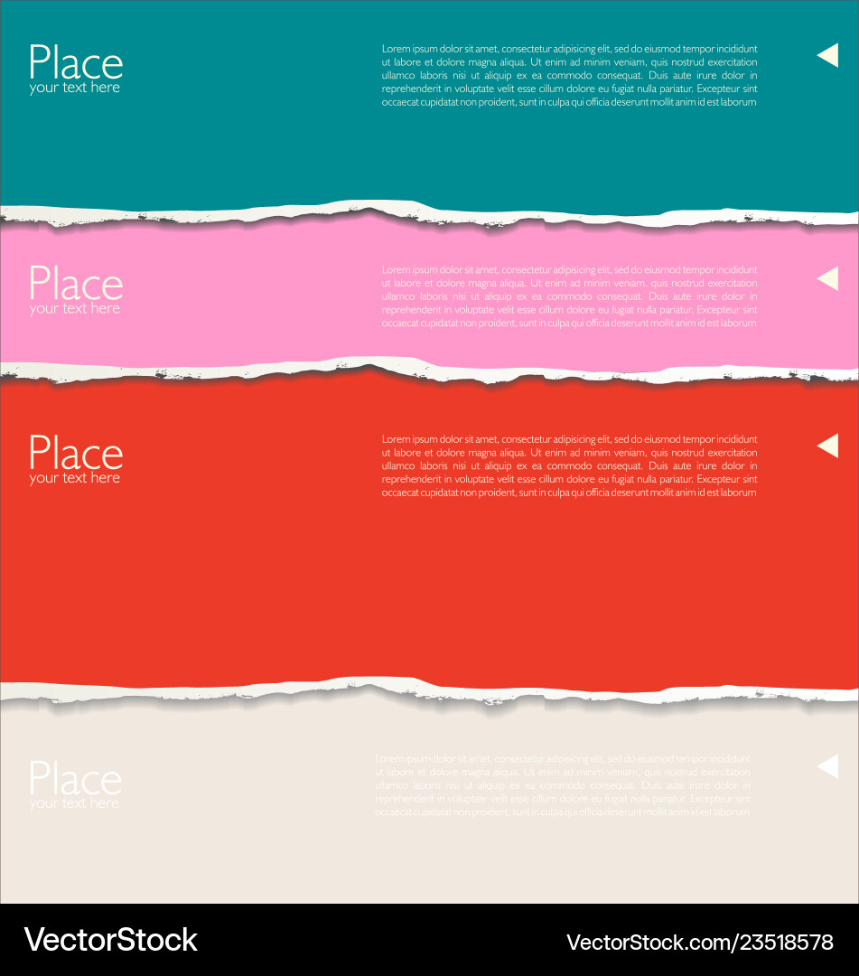 Torn Paper Abstract Background Vector Image