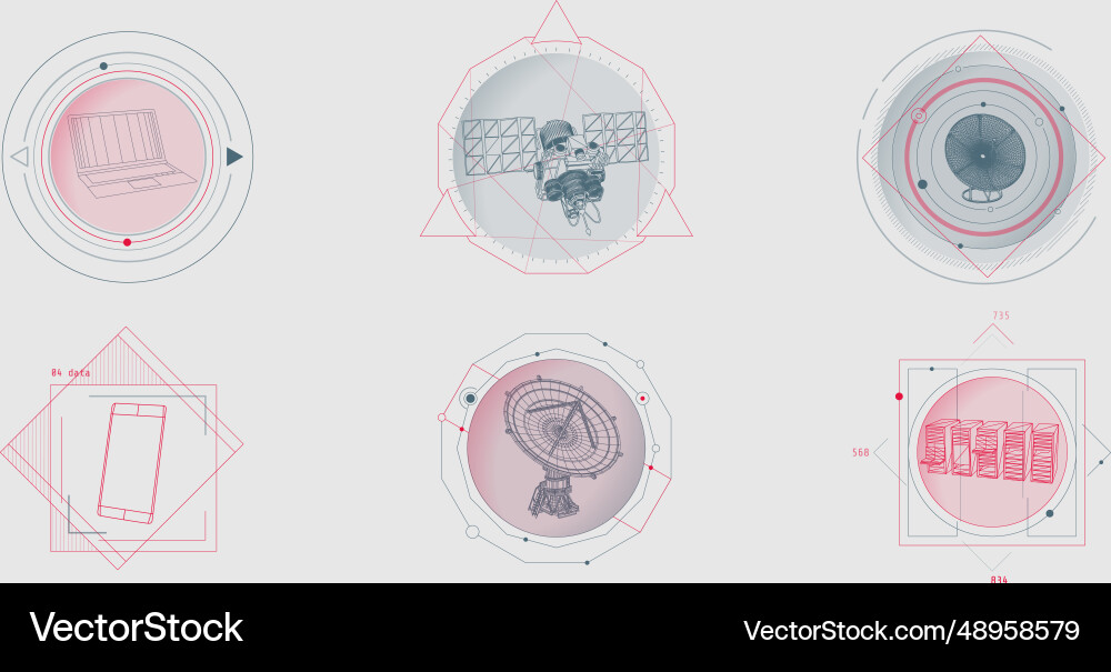 Design elements for infographic of data Design elements for infographic of data vector image