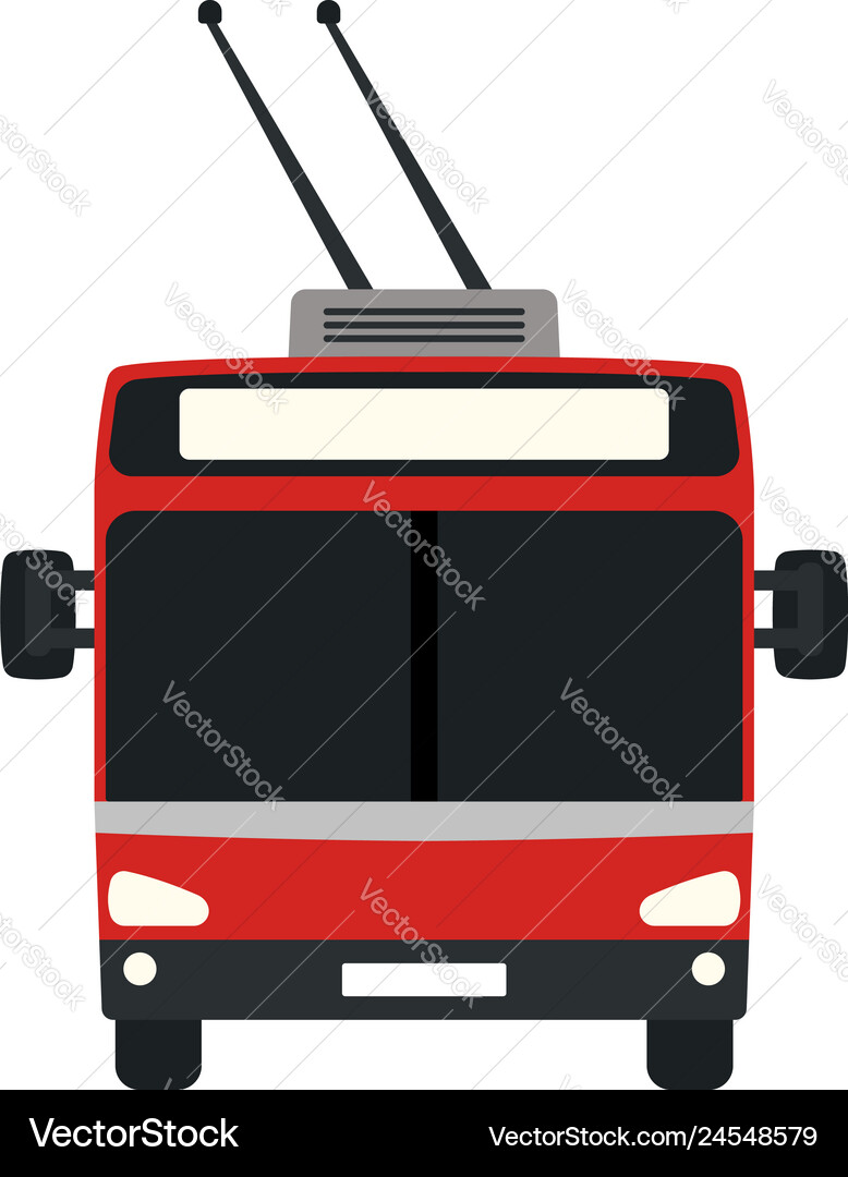 Trolleybus icon Royalty Free Vector Image - VectorStock