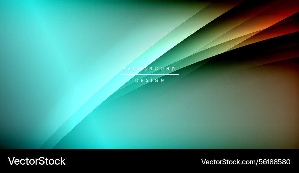Abstract design smooth lines create dynamic vector image