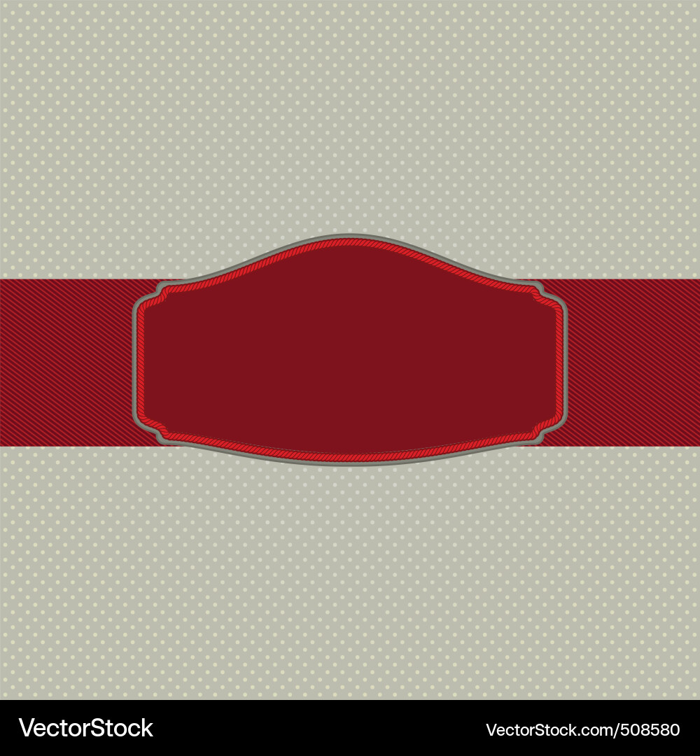 Frame design for greeting with copy space eps 8 Vector Image