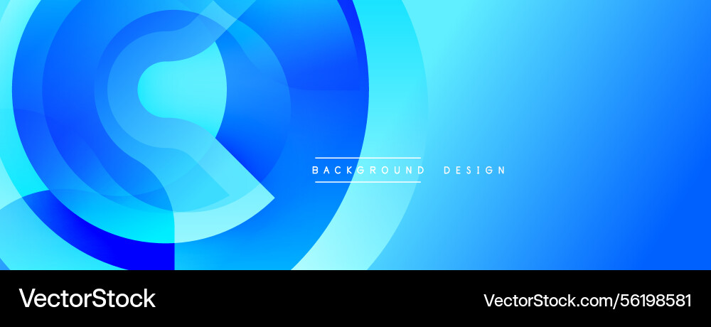 Abstract blue layers create dynamic composition Abstract blue layers create dynamic composition vector image