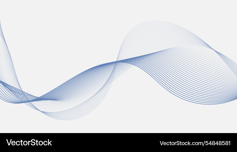 Geometric curved lines in gradient forming Geometric curved lines in gradient forming vector image