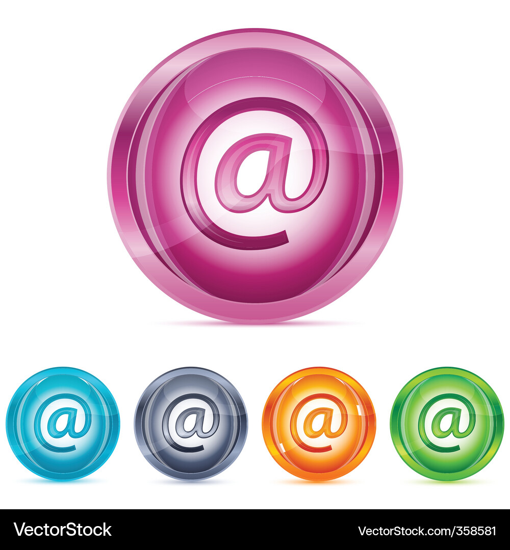 Web buttons Vector Image