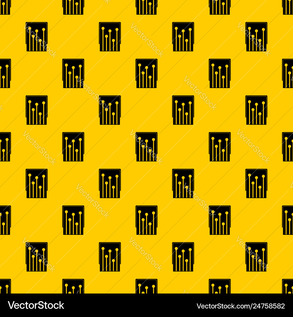 Computer processor pattern Computer processor pattern vector image