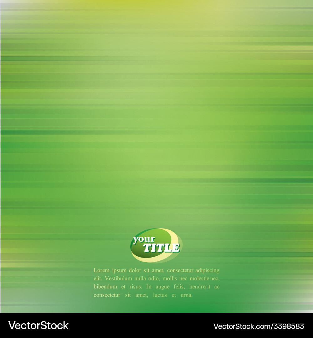 Dynamic Green Abstract Background Vector Image