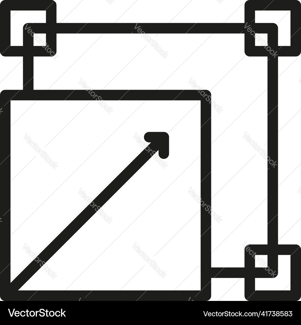 Edit tool icon outline stroke data Edit tool icon outline stroke data Vector Image
