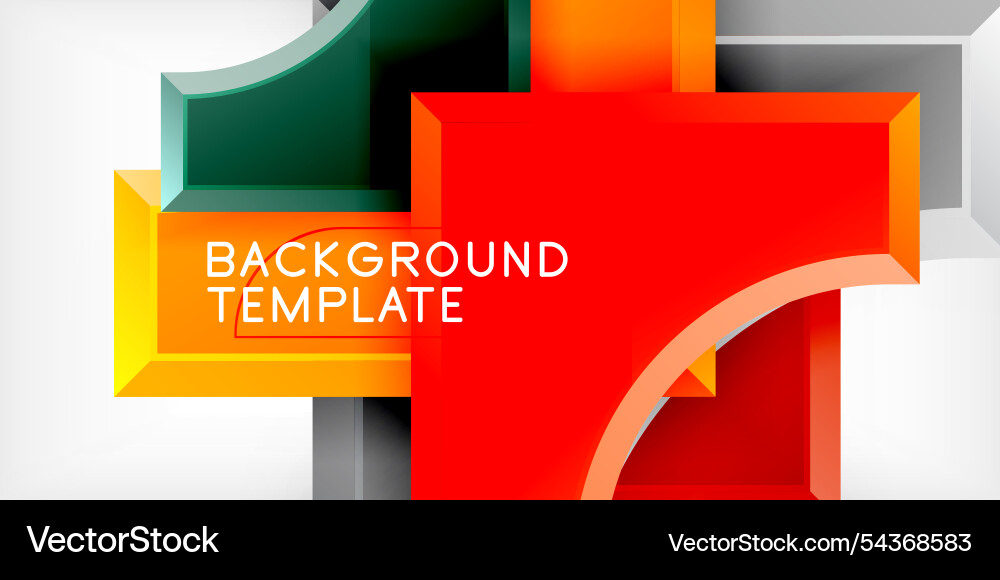Square arrow shapes with round elements Square arrow shapes with round elements vector image