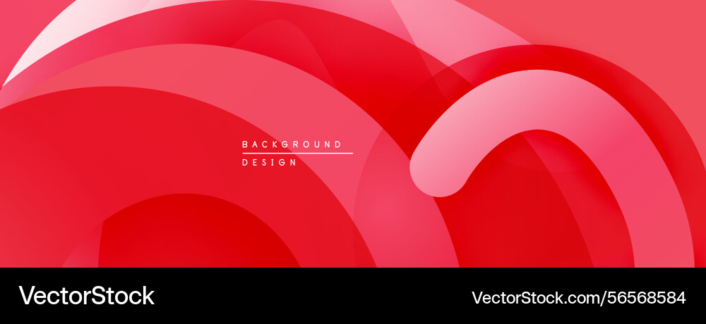 Abstract red design overlapping curved shapes Abstract red design overlapping curved shapes vector image