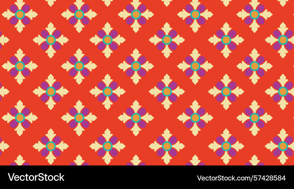 Overlapping circle grid background Vector Image