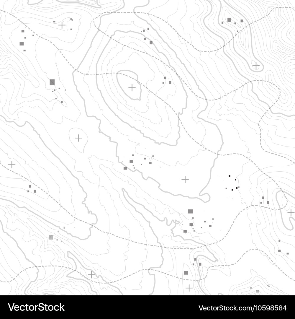 Topographic map background concept with space Vector Image