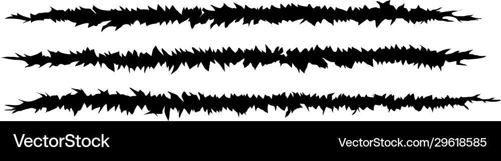 Dark Claw Scratches - Talon Marks Vector Image