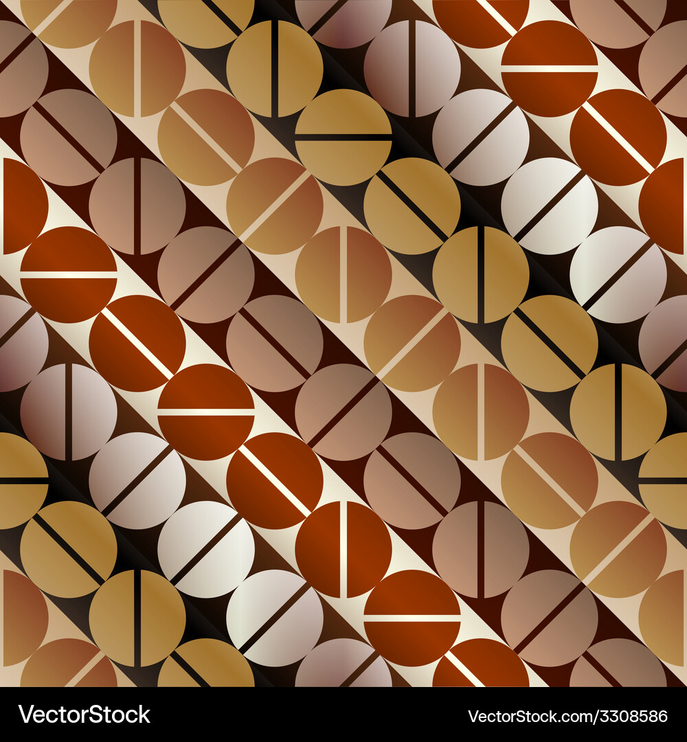 Coffee pattern in retro style Vector Image