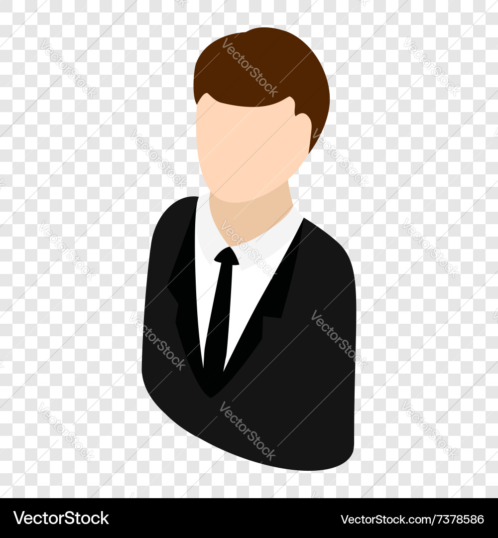 Man isometric 3d icon Vector Image