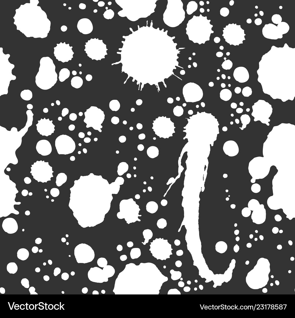 Abstract paint splashes and blots pattern Abstract paint splashes and blots pattern vector image