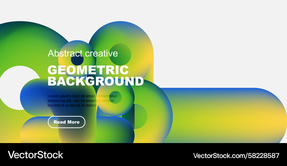 Dynamic Abstract Geometric Background Vector Image