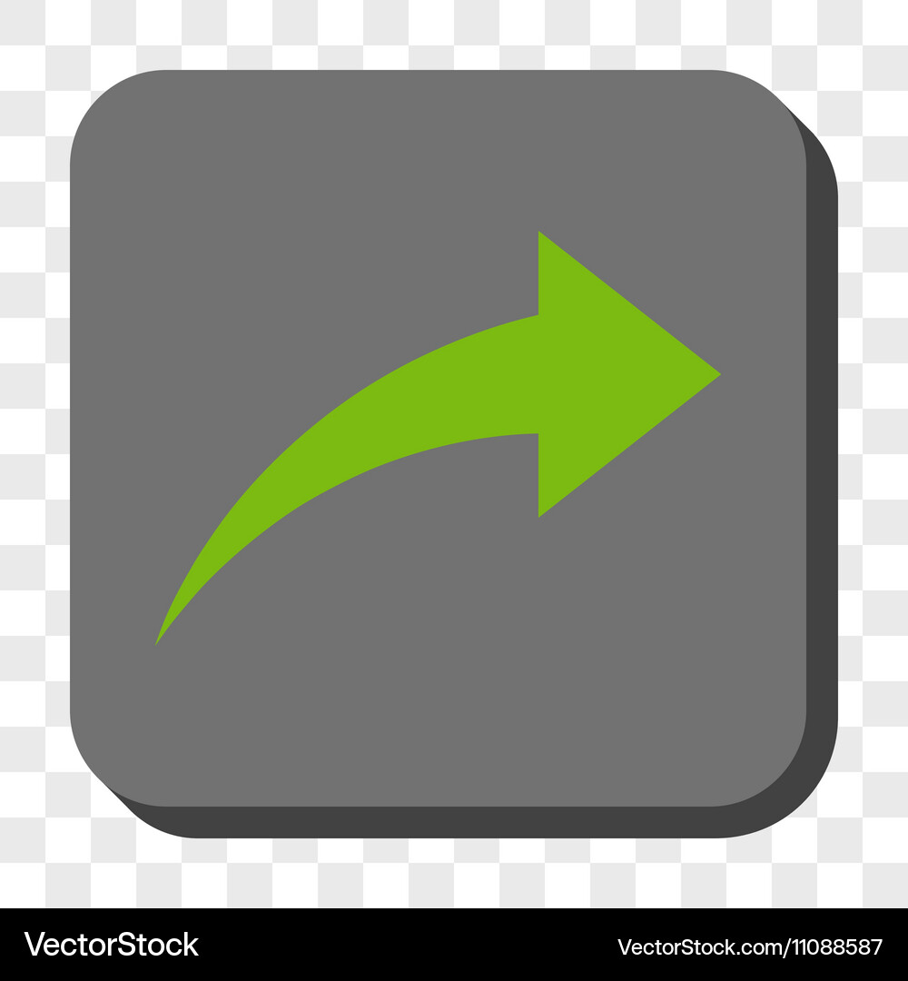 Redo rounded square button Vector Image