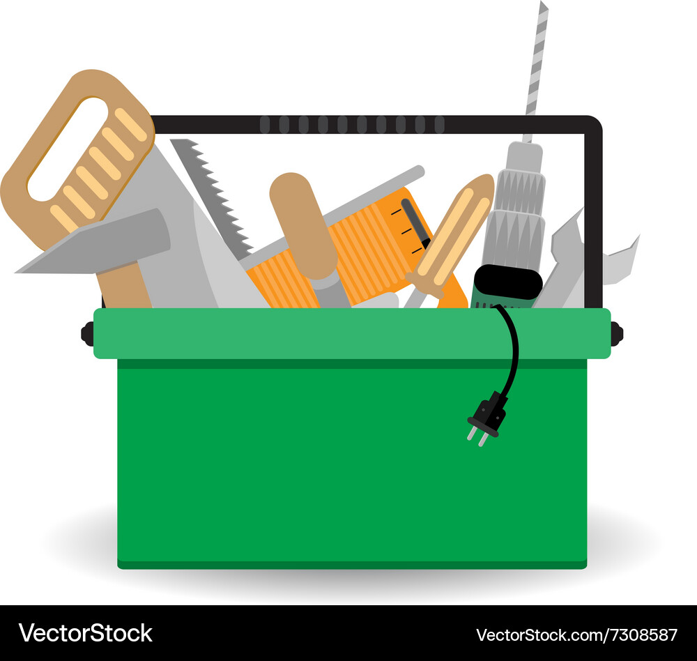 Toolbox with Instruments Vector Image