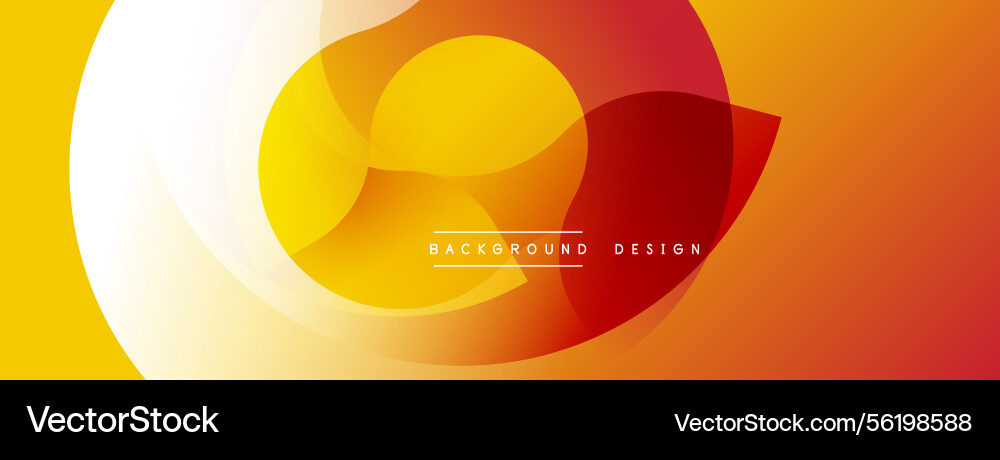 Abstract vibrant design features overlapping Abstract vibrant design features overlapping vector image