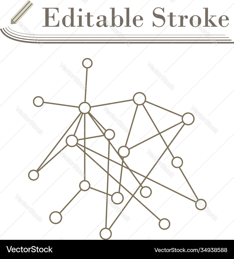 Connection net icon Connection net icon vector image